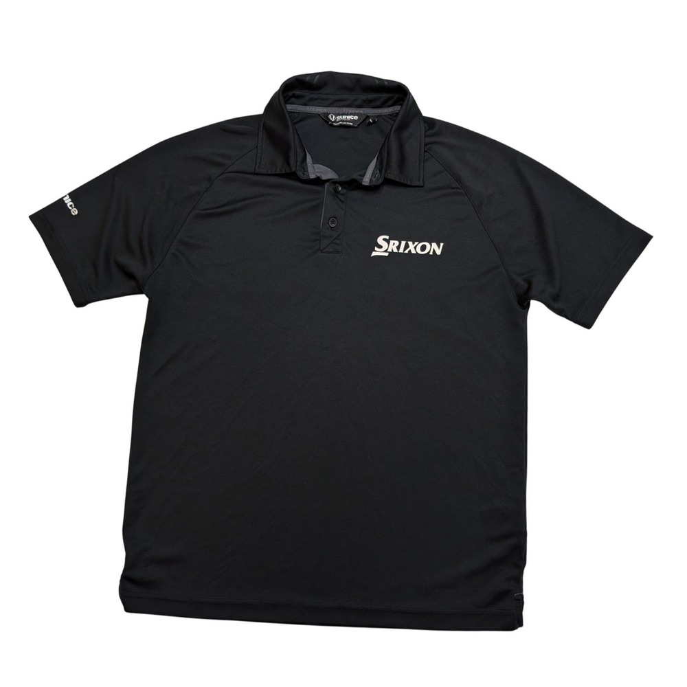 Sunice Srixon Max Coolite Golf Polo Men's M Black Performance Stretch